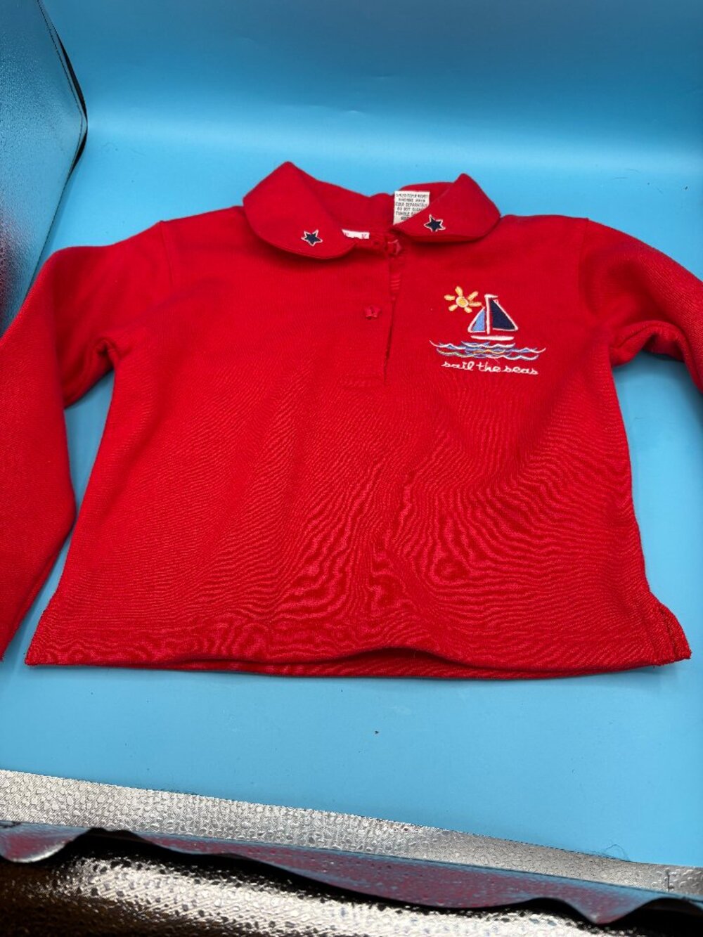 Long Sleeved Collared Kid's Shirt